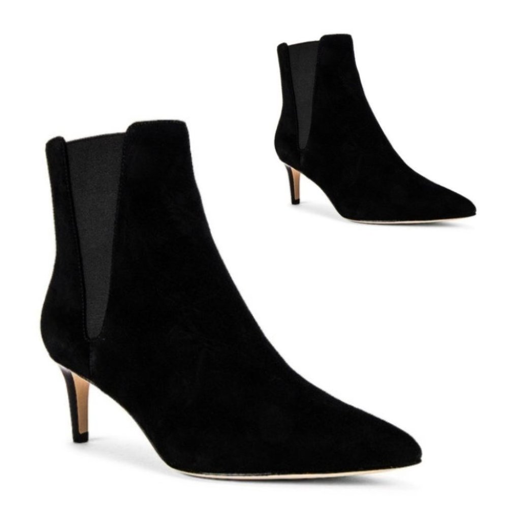 Joie Ralti Suede Ankle Black Booties - 8.5
